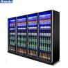 Buy cheap 220V-240V Vertical Display Fridge , Multicolor LED Upright Glass Door Chiller from wholesalers