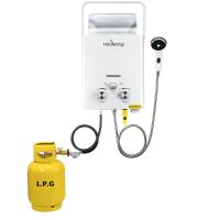 Buy cheap 0.02-0.8Mpa 6L Gas Geyser LP Gas Camping Shower Instant Water Heater System product