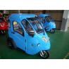 Buy cheap Passenger Seat Roof Covered Electric Bike , 800 W Enclosed 3 Wheel Motorcycle from wholesalers