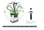 Microcomputer Chip Control Hair Salon Fume Extractor 330 W