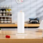 Disassembly Wire Bamboo Kitchen Paper Roll Holder Restaurant Paper Towel Holder