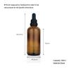 Buy cheap 100ml Glass Cosmetic Dropper Bottles Essential Oil Clear Brown Glass Bottles from wholesalers