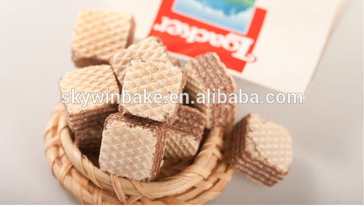 Cream Wafer Biscuit Maker/Automatic Wafer Machine Cheese Wafer Production Line