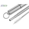 Buy cheap Pure Color Telescopic Stainless Steel Straws For Cold Beverage Drinking from wholesalers