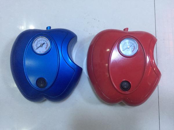 Buy cheap Apple Shape Car DC12V Car Air Pump Plastic Fast Inflation , Blue / Red Color from wholesalers