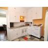 Buy cheap Matt Lacquer MDF Kitchen Cabinets White Color Custom Quartz / Granite Countertop from wholesalers