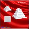 Buy cheap 60 pcs macarons plastic box PET and cake base mini macaron tower from wholesalers