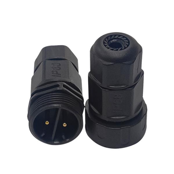 Buy cheap Screw Type M20 Waterproof LED Connectors Male Female 2 Pin 3 Pin 4 Pin from wholesalers