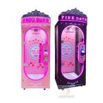 Coin Pusher Pink Date Arcade Claw Machine Prize Cutting Gift Game Machine Age 8