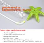 30oz motivitional time marker sport bottle/ fitness & workout tritan straw water