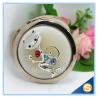 Buy cheap Shinny Gifts High-Grade Fox Design Makeup Mirror Crystal Round Cosmetic Mirror from wholesalers