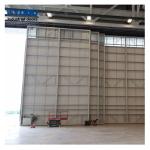 High Density Aviation Hangar Doors Panel Steel Airplane 10m height Customized
