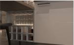 Varnish Solid Plywood Kitchen Cabinets Wood Grain Quartz Stone Countertop