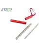 Buy cheap Collapsible Telescopic Stainless Steel Straws Metal Capsule Shell Silicone Tips from wholesalers