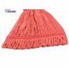 Buy cheap 11oz Floor Mopping Cloth 220gsm Small Size Red Loop End Microfiber Tube Mop Head from wholesalers