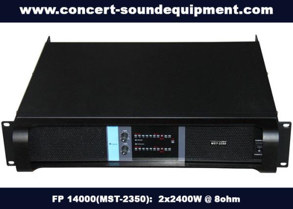 Buy cheap High Stability Switch Mode Amplifier 2x2400W FP 14000 For Living Show And Concert from wholesalers