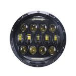 10 - 30 Volt DC 7'' Jeep Wrangler Headlights / 75w LED Car Headlights