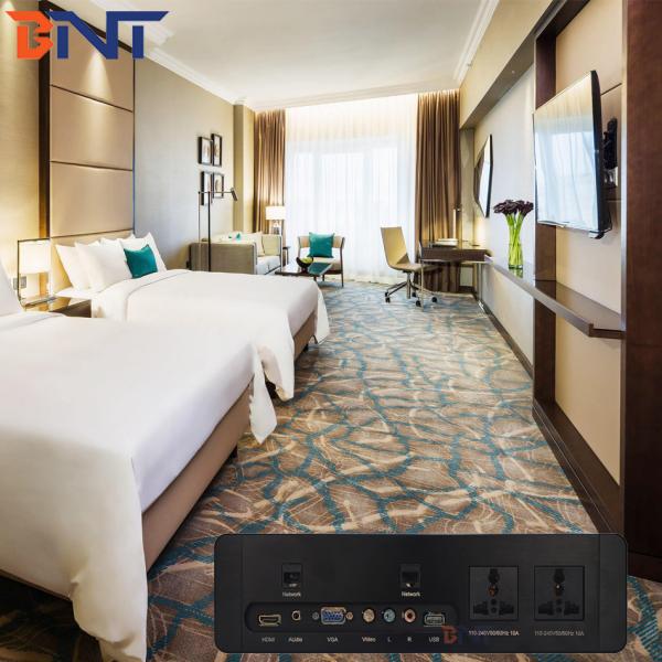Buy cheap Aluminum Brushed Media Wall Socket/Hotel USB Wall Sockets Plate from wholesalers