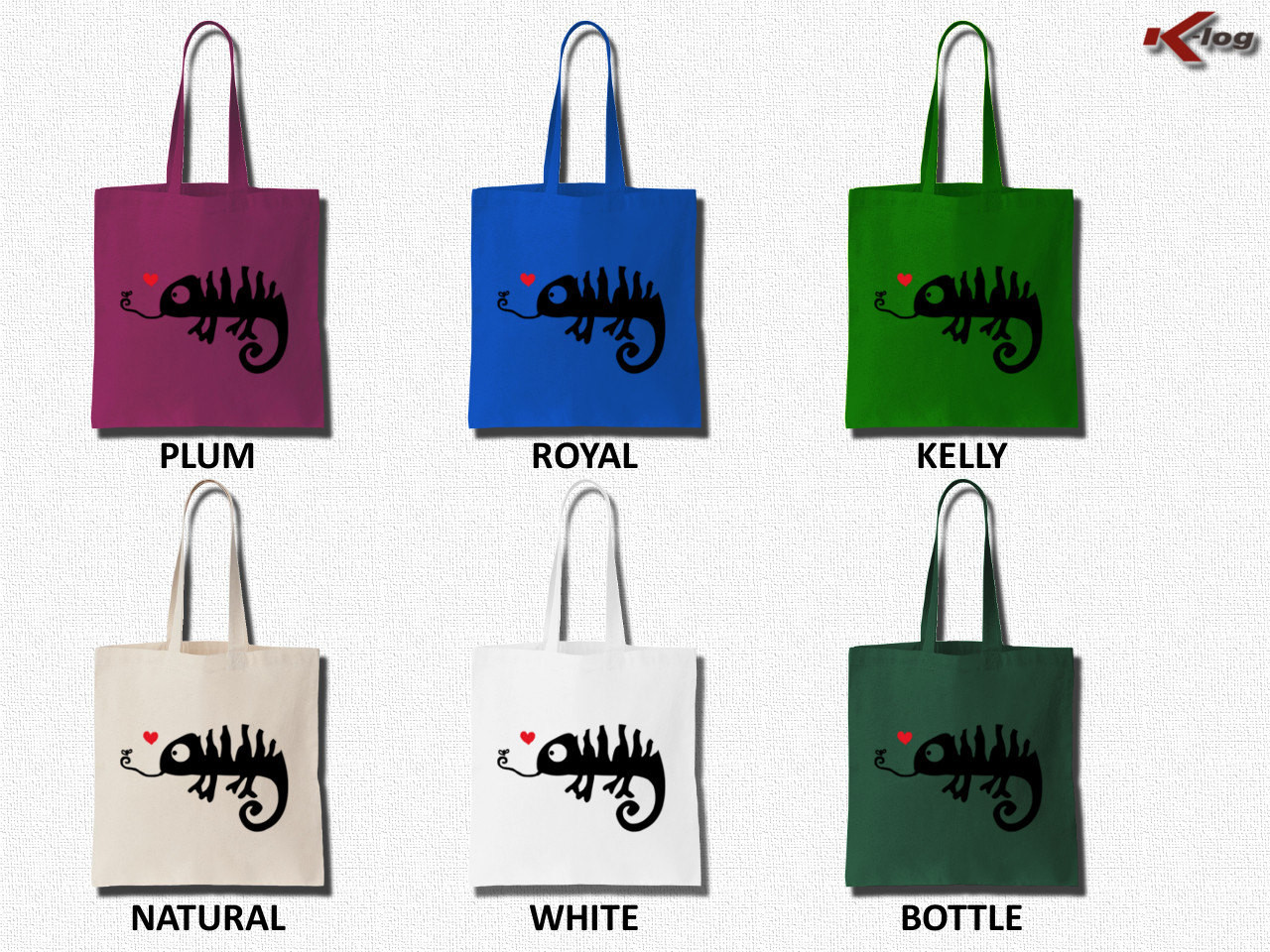 china Cotton Tote Bag Women Chameleon in Love - Tote Bag for Women by loonde GOOD price and best server