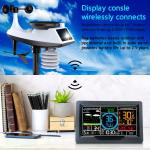 Home Outdoor Wireless Automatic Weather Station Measures Wind Direction, Wind