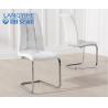 Buy cheap 120cm White Marble Round Dining Table And Upholstered Dining Chair from wholesalers