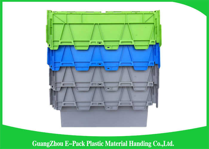 Durable Turnover Logistics Opaque Plastic Storage Boxes With Lid for foods