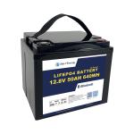 12V 50AH LiFePo4 Battery With And Smart BMS For Starting And Energy Storage On
