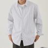 Buy cheap Men′s 2023 Spring and Autumn New Business Lapel Shirt Men′s Striped Cardigan Long-Sleeved Casual Men′s Shirt from wholesalers