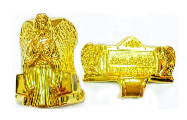 Buy cheap PP new material casket accessories corner coffin furniture c014 from wholesalers