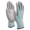 Buy cheap 4X42E13 Gauge PU Palm Industrial Gloves Polyester Liner Wear Resistant Construction Gloves from wholesalers