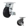 Buy cheap 5"X2" Swivel Side Lock Iron Rubber Heavy Duty Casters from wholesalers