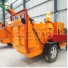 Buy cheap Mobile Garden Branch Shredder Machine 55HP Diesel Engine Electric Start from wholesalers