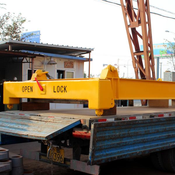 Buy cheap Yellow 20feet 40feet semi-automatic container lifting spreader frame from wholesalers