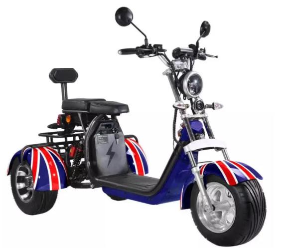 Buy cheap All Terrain 3 Wheel Electric Scooter 2 Seater 3000W EEC COC from wholesalers