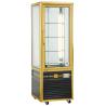 Buy cheap Single Temperature Refrigerated Cake Display Cabinets 308L Four - Sides Tempered Glass Aluminium Frame from wholesalers