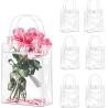 Buy cheap Custom Bag Logo PVC Gift Packaging Snap Closure Plastic PVC Clear Gift Tote Bag from wholesalers