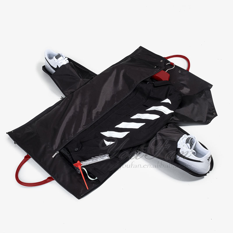 Zipper Closure Garment Weekender Bag , Unisex Garment Storage Bags