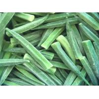 Buy cheap High Grade IQF Frozen Food , Whole / Cut Shape Individually Quick Frozen Okra product