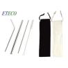 Buy cheap Portable Picnic Stainless Steel Cocktail Straws Environmentally Friendly from wholesalers
