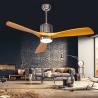 Buy cheap 52 inch ceiling fan with light remote control European industrial Luxury minimalism 3 wooden ceiling fan lamp(WH-CLL-18) from wholesalers