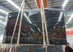 Heavy Duty Bathroom Marble Slabs , Black Marble Slab For Dining Room Worktop
