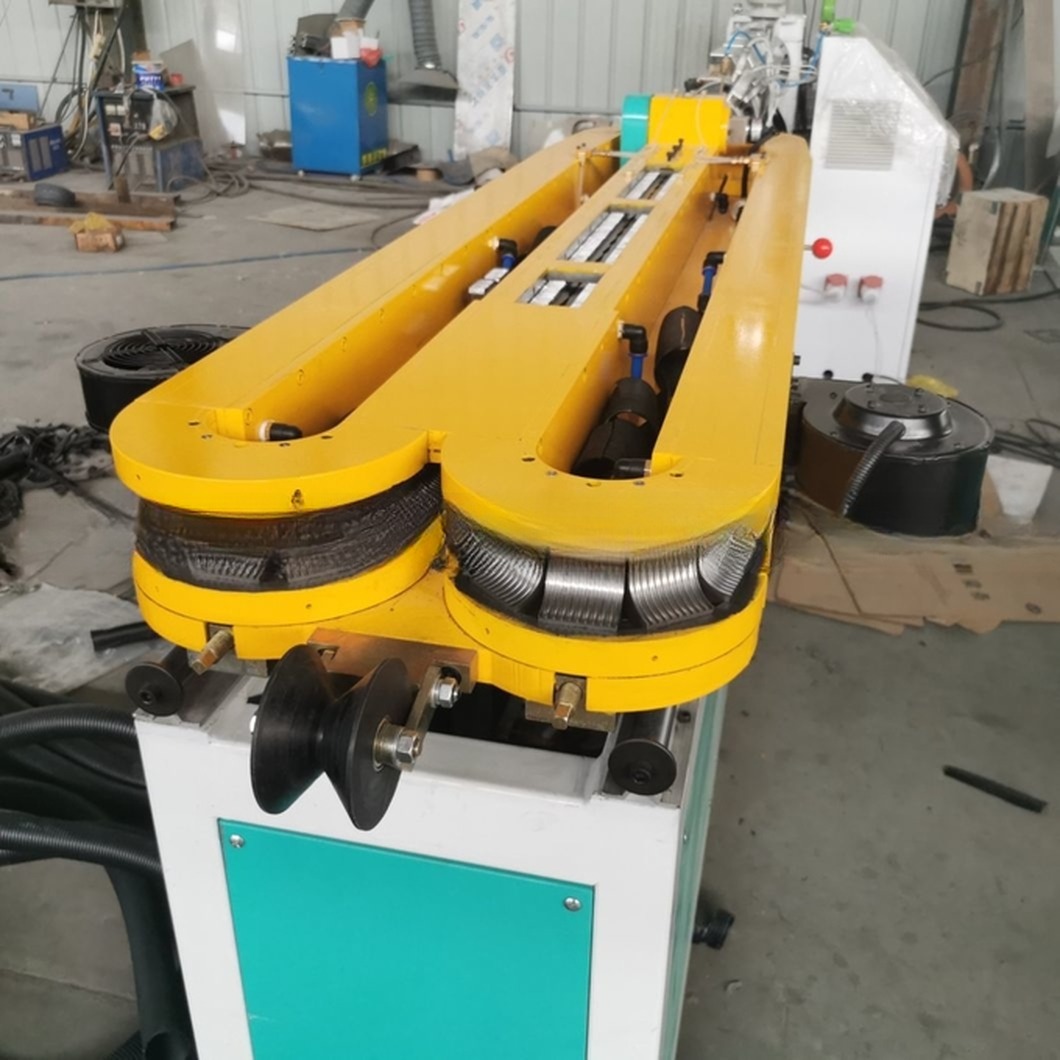 PP PE PA Flexible Single Corrugated Pipe Extrusion Machine Plastic Pipe Extruder
