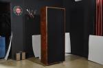 Four Layers Tall Slim Bookshelf , Dark Brown Office Furniture Bookcase With