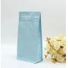 Buy cheap Custom logo Flat Bottom triple laminated aluminium foil bags with Zipper for food from wholesalers