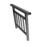 100mph Tempered Laminated Glass Balcony Railing Aluminium Balustrade For