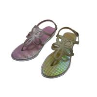 Buy cheap Laser Flower-shaped Summer Women Beach Flat PVC Thong Sandals TIANO product