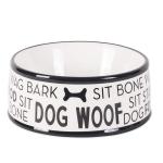 Height 5.5cm Round Ceramic Pet Feeder , Ceramic Feeding Bowls 16cm Diameter