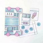 House Shape Paper Sweet Box Cookie Packing With Customized Printing