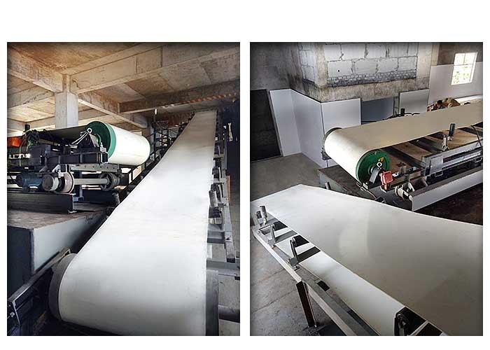 Carbon Steel Iron Ore 1200mm Reversible Belt Conveyor With Wheel