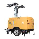 6kw Portable Light Tower Lamp Doosan 50W Obstruction Lights